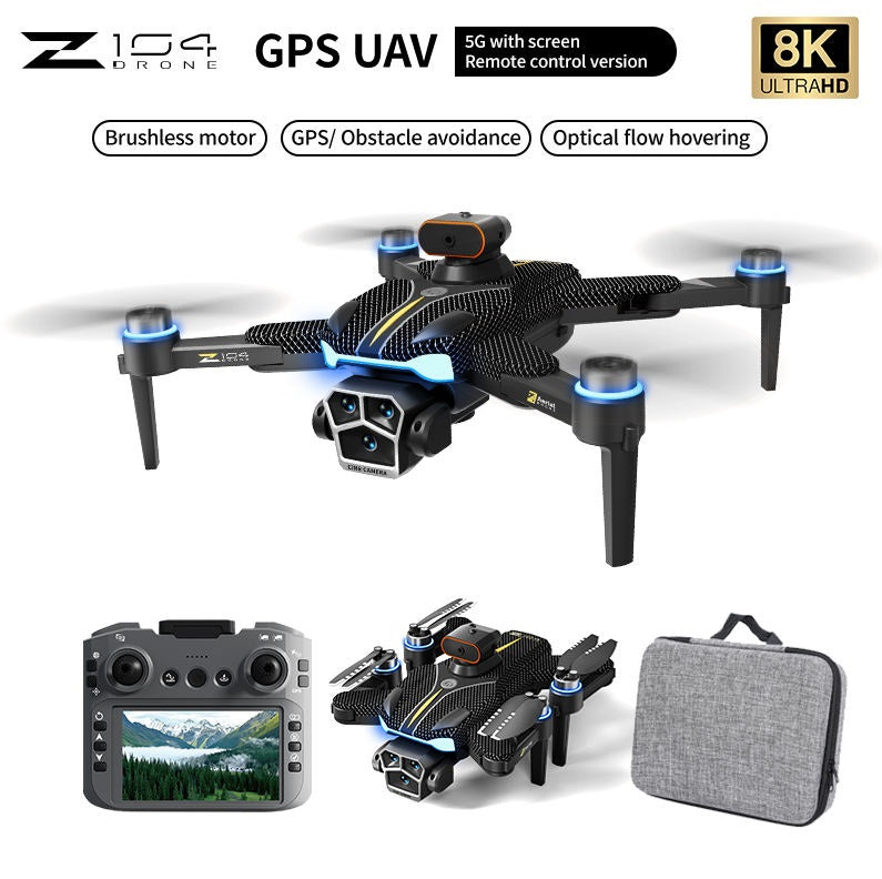 Z104 Smart   GPS   Camera   Drone   PRO   8K   Drone   –   Dual   Camera,   5G   GPS   &   Battery