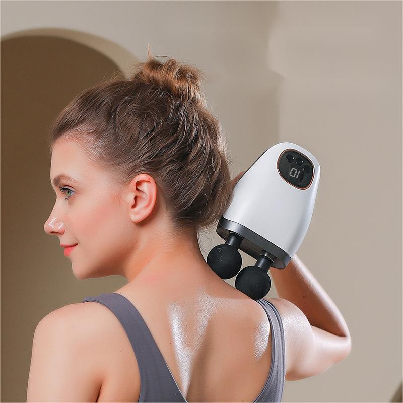 Massage Gun Deep Tissue with dual heads