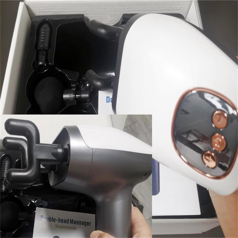 Massage Gun Deep Tissue with dual heads