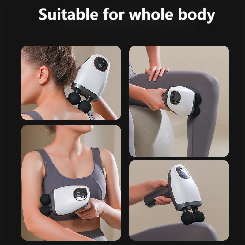 Massage Gun Deep Tissue with dual heads